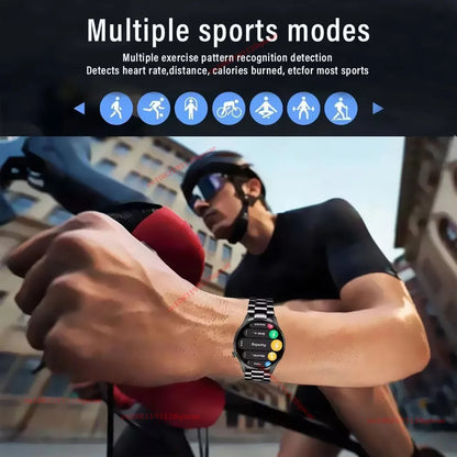 2026 New Smart Watch Men AMOLED HD Screen GPS Motion Trajectory Heart Rate Bluetooth Call SmartWatch Waterproof Android iOS Ht30