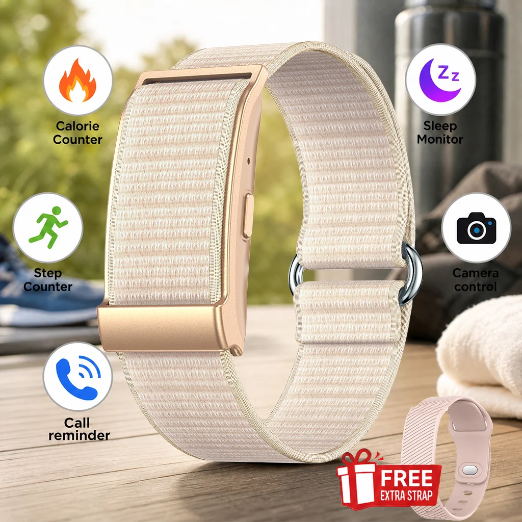 TG29 Screenless Fitness Tracker Smart Band, 107 Sport Modes, Up to 25-Day Battery, IP68 Water Resistant, Lightweight Adjustable