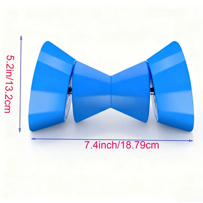 Boat Trailer Roller,3inch/4inch Boat Rollers for Trailer,Bow Roller with Bells and Bolt,1/2 in Shaft Boat Trailer Bow Stop