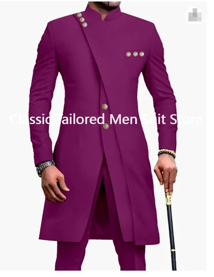 White Luxury Suits For Men Slim Fit Prom Party Wedding Groomsmen Groom Suit Tuxedo 2Pcs Fashion Costume Homme Blazer Pants