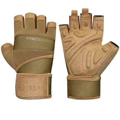 Bodybuilding Gym Gloves Powerlifting Dumbbell Kettlebell Crossift Training Fitness Gloves For Man Women Home Workout