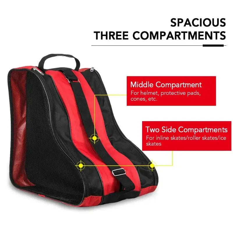Versatile 3 Layer Children’s Skating Bag Breathable Suitable for Skating Equipment