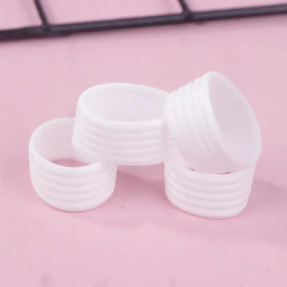 Tennis Game Accessories- 4Pcs Silicone Racket Grip Rings, Sweat-absorbency, Improved Handle Grip Strength
