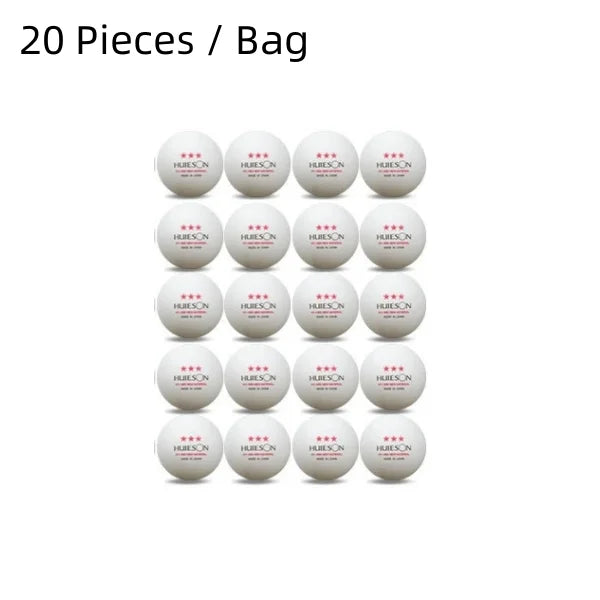 Huieson New ABS Plastic Table Tennis Balls 3 Star 2.8g 40+mm Ping Pong Balls for Match Training Balls