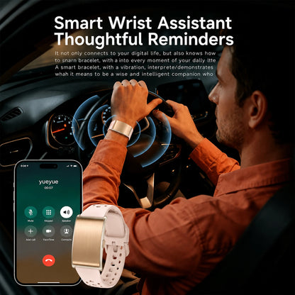 Screenless Fitness Tracker Dual Strap Smart Band GPS Track IP68 Waterproof No Screen Heart Rate Sleep Monitor Calorie Pedometer