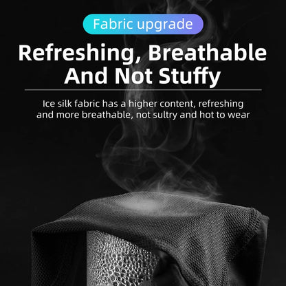 ROCKBROS Ice Fabric Running Camping Arm Warmers Basketball Sleeve Running Arm Sleeve Cycling Sleeves Summer Sports Safety Gear