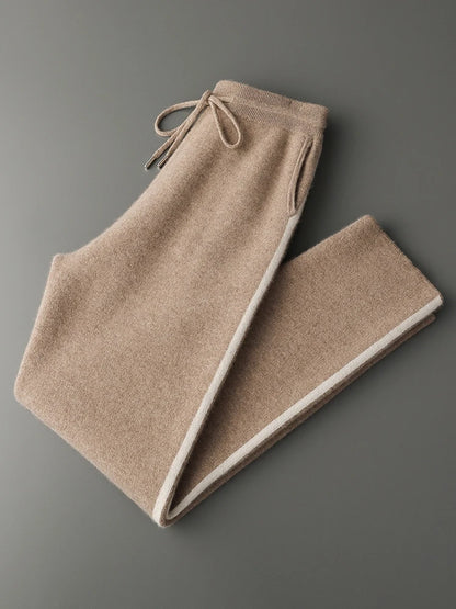 Luxury Men's 100% Cashmere Hooded Sweater Cardigan Casual Cashmere Pants Thick Warm Knitwear Autumn Winter Jacket Hoodie Tops