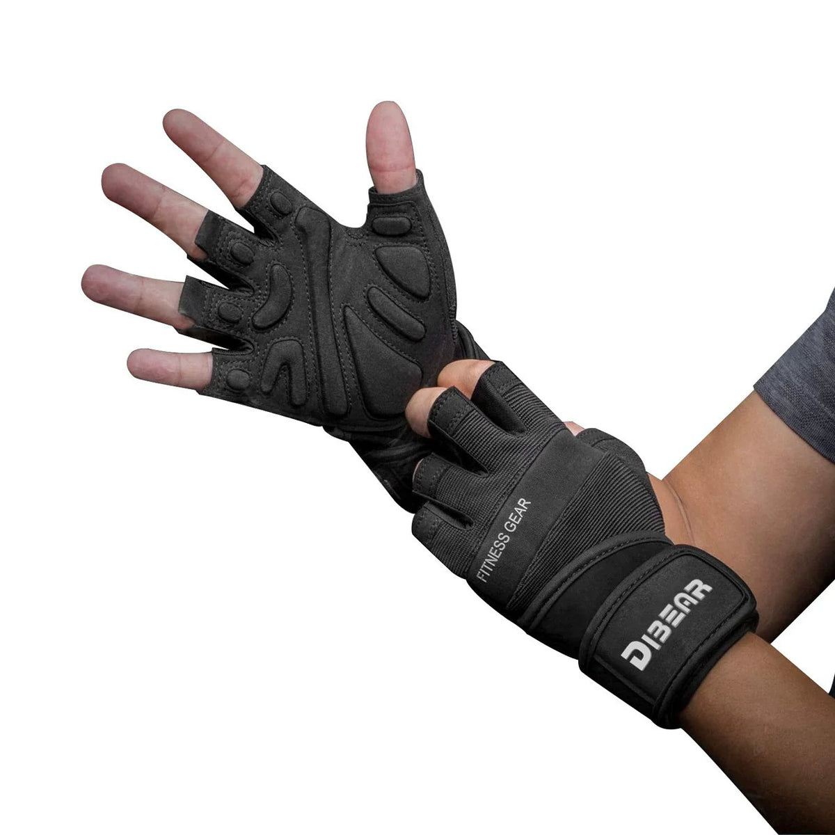 Bodybuilding Gym Gloves Powerlifting Dumbbell Kettlebell Crossift Training Fitness Gloves For Man Women Home Workout