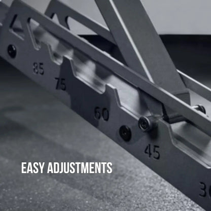 Nighthawk Adjustable Weight Bench | Home Gym Incline Decline Flat Workout Bench | Heavy Duty Fitness and Strength, Customized