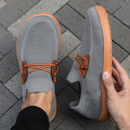 Men's One Foot Walking Shoe Wide Foot Non Slip Running Shoes Breathable Fitness Shoes Lightweight Fitness Sports Shoes Tennis