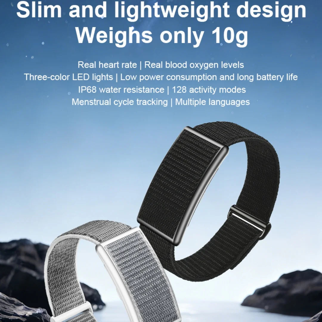 IYTSFT Fitness Tracker Smart Band Ultra-Thin Light 30-Day Standby Heart Rate Blood Oxygen IP68 Waterproof Pedometer