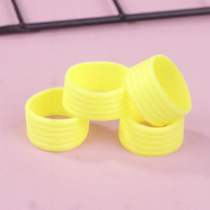 Tennis Game Accessories- 4Pcs Silicone Racket Grip Rings, Sweat-absorbency, Improved Handle Grip Strength
