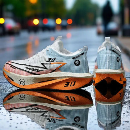 Fashion Men's Sneakers Summer Comfy Breathable Gym Sports Shoes Cushioned Support Running Shoes Tennis Cross Training Shoes