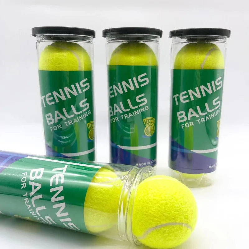 3 Bucket Tennis Training Competitions Balls Durable and Wear Resistant Pet Bite Balls Tennis