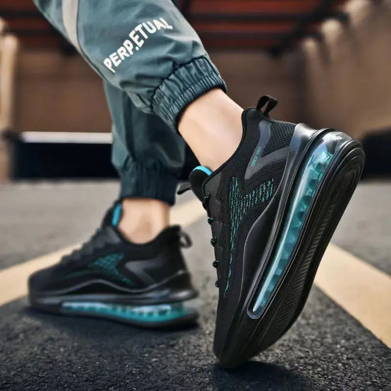 Men's Running Shoes Spring 2026 New Style Shock Absorption Air Cushion Sports Shoes Korean Version Heightening Fashion Casual...