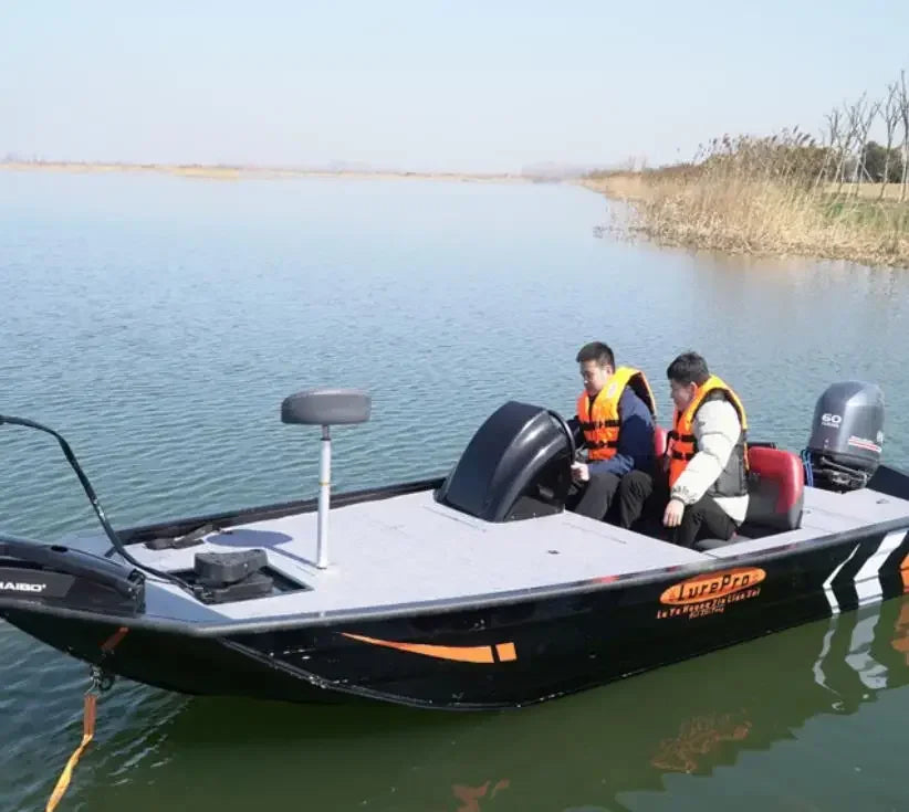 4.9m/16ft 30-90PH  Marine Grade Aluminum Bass Fishing 5 Passengers Boats for Fishing/Hunting Outdoor Activities