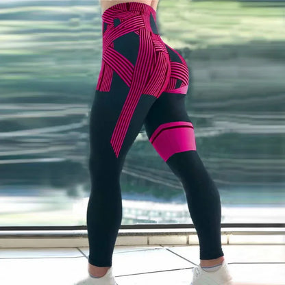 Leggings Women Sexy Sport Gym Training Print High Waist Yoga Pants Fitness Joggings Running Workout Legging Womens Clothing