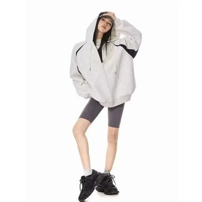 Women Clothes Hoodie 2025 Autumn Winter Thick Hoddies Women Streetwear Loose Casual