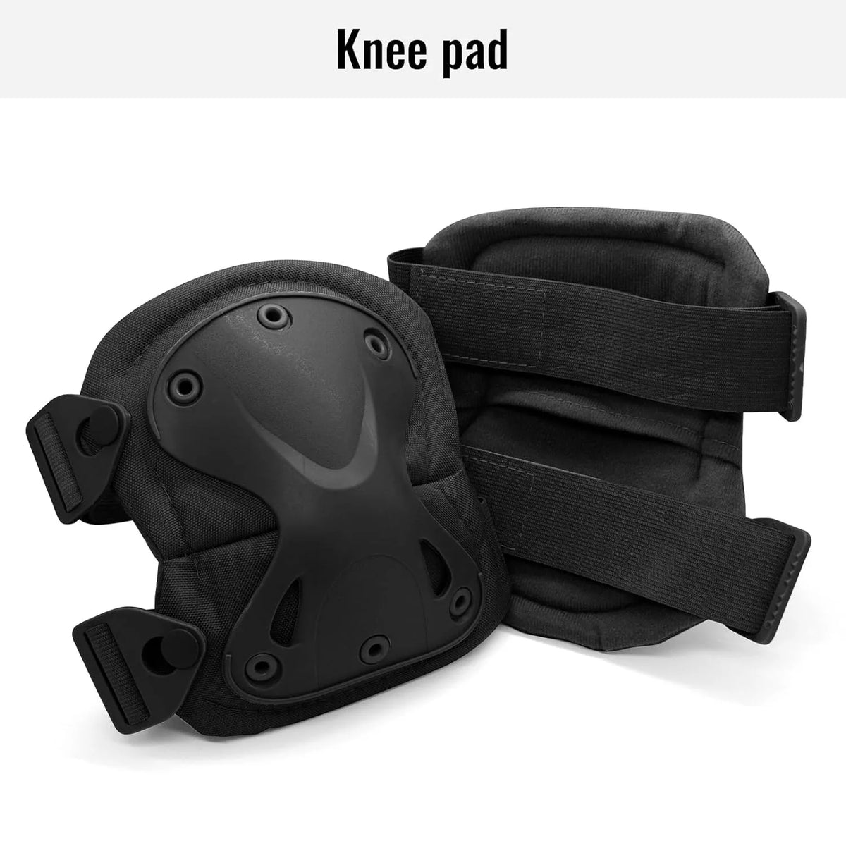 2pcs Professional Tactical Combat Knee and Elbow Protective Pads Sets Advanced Tactical Gear Set