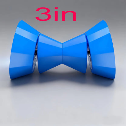 Boat Trailer Roller,3inch/4inch Boat Rollers for Trailer,Bow Roller with Bells and Bolt,1/2 in Shaft Boat Trailer Bow Stop