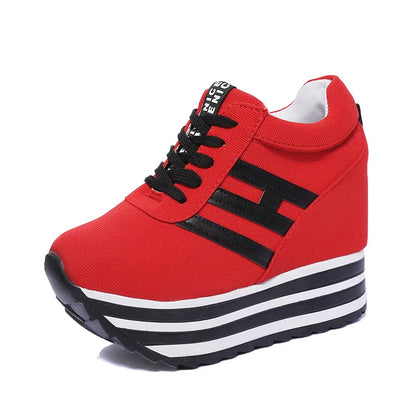 Autumn New Fashion Women's Platform Shoes Comfortable and Non Slip Women's Boots Casual Flat Bottom Shoes Thick Sole Sports Shoe