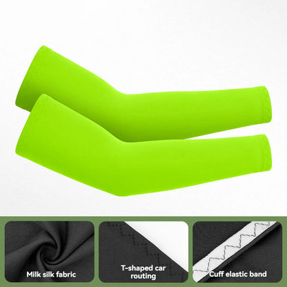 GTUBIKE 1 Pair Sports Cooling Arm Sleeves Basketball Cycling Arm Covers Outdoor Sports Mosquito and UV Protection Sleeves