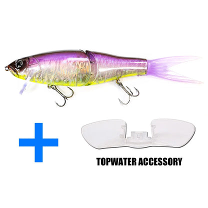 B&U Topwater Floating Fishing Lures joint body Glide Swimbaits Hard Baits Wobblers For Bass Pike
