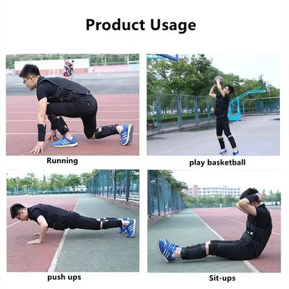 Adjustable Workout Weighted Vest,20KG Training Fitness Weighted Jacket,for Strength Endurance Running,Not Included Steel Plate