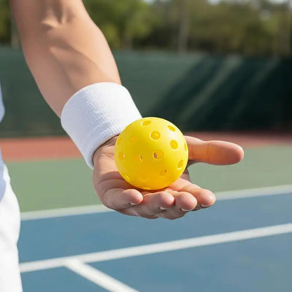 Pickleball Practice Balls 6/12 Pack 74mm 40 Holes Colorful Resilient for Kids Adult Beginners Training Sports 12/6 PCS