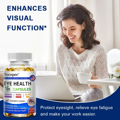 Lutein +Proanthocyanidin - Super Vision Support Supplement, Supports Eye Health, 120 Softgels