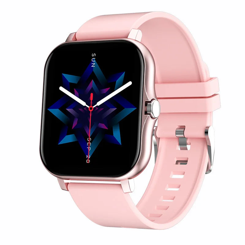 Smart Watch For Men Women Gift Full Touch Screen Sports Fitness Watches Blue Tooth Call Smartwatch Music Wristwatch Waterproof
