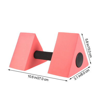 Water Aerobics Weights Dumbbells for Pool Exercise Eva Material High Durability Back Abdominal Oblique Strengthening Fitness