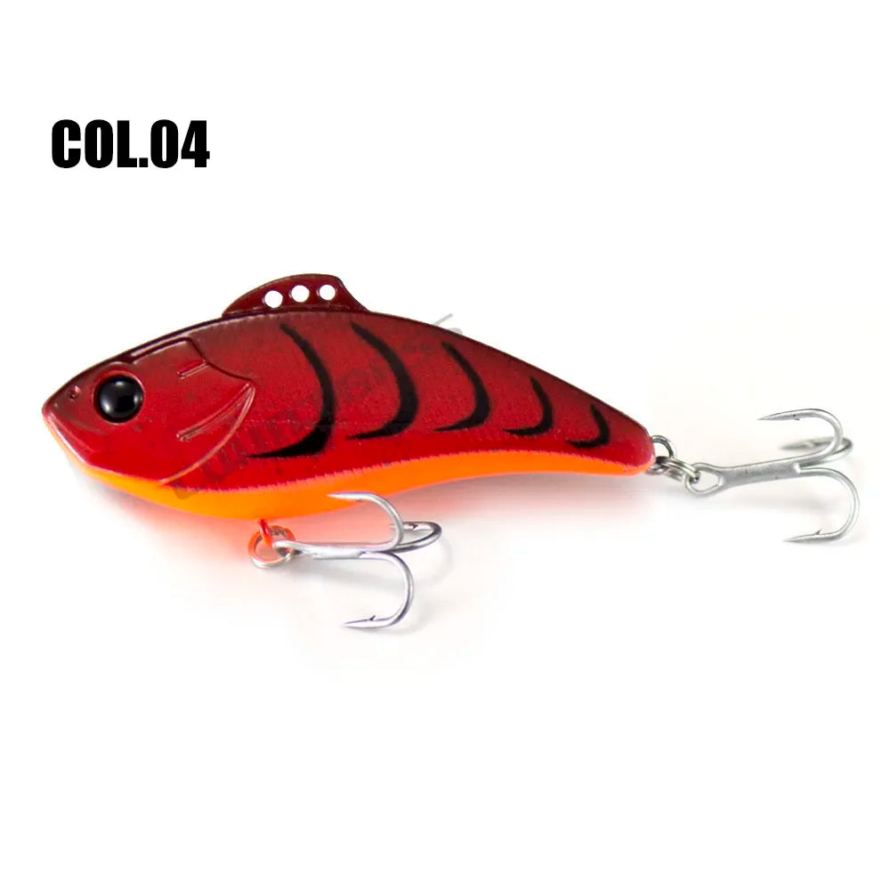 Countbass Vibration Bait Sinking Fishing Lure for Saltwater Angler's Lure Lipless Crankbait Hard Bait Wobbler Leurre 70mm 19.2g