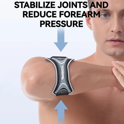 GTUBIKE 1PCS Compression Elbow Sleeve Tendinitis Arm Band Sports Elbow Protector Tennis Elbow Strap Joint Pain Relief Golf