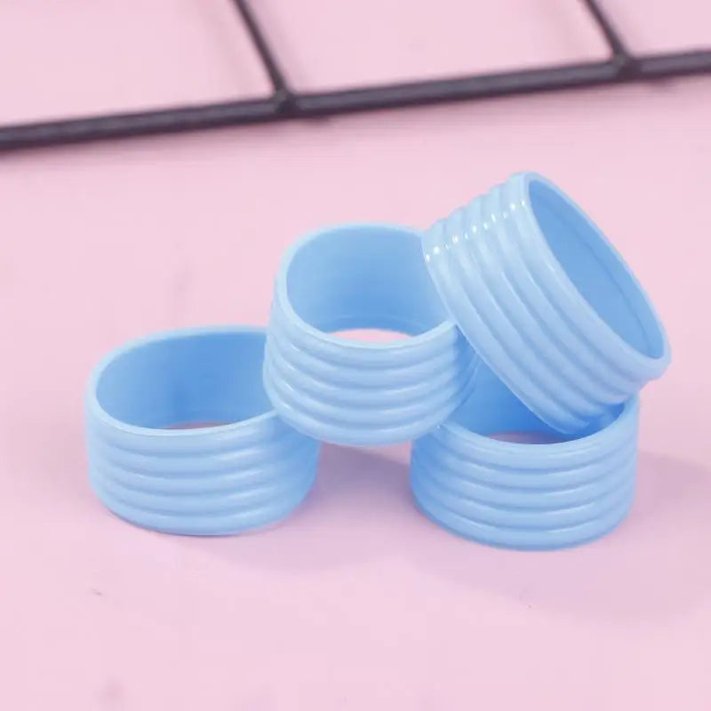 Tennis Game Accessories- 4Pcs Silicone Racket Grip Rings, Sweat-absorbency, Improved Handle Grip Strength