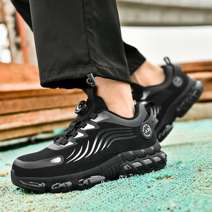 Men Work Safety Shoes Anti-puncture Working Sneakers Male Indestructible Work Shoes Men Boots Lightweight Men Shoes Safety Boots