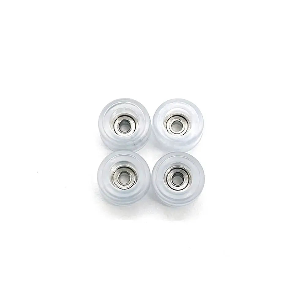 4Pcs Durable Professional Bearing Wheel PU Metal Urethane Fingerboard Wheels CNC Mini Finger Skate Board Accessory