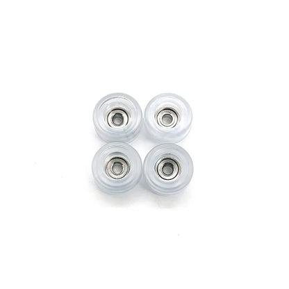 4Pcs Durable Professional Bearing Wheel PU Metal Urethane Fingerboard Wheels CNC Mini Finger Skate Board Accessory