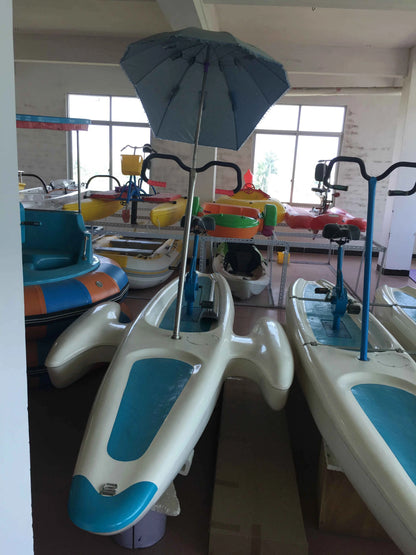 Waterplay Crafts Fiberglass Pedal Boat Electric Boat BBQ Boat For Sale-Water Bike For Aqua Bike Water Play Equipment