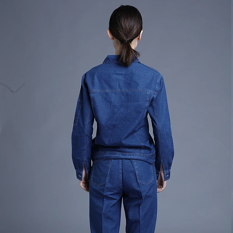 Working Clothes For Men Men's Overalls Work Wear Clothing Overalls Workwear Workshop Uniforms Mechanic Man Print Logo