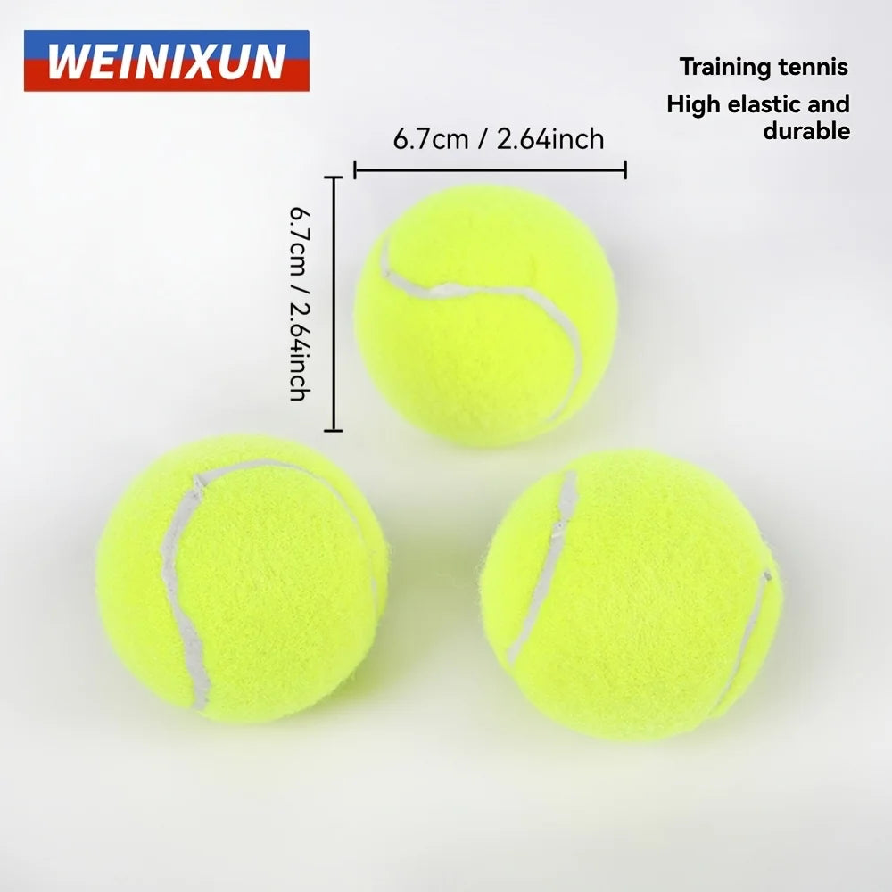 10-Pack Tennis Balls, Training Tennis Balls, High-Elasticity and Durable Fitness Practice Tennis Balls