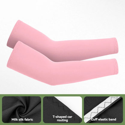 GTUBIKE 1 Pair Sports Cooling Arm Sleeves Basketball Cycling Arm Covers Outdoor Sports Mosquito and UV Protection Sleeves