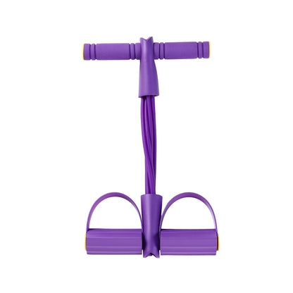 4-Level Resistance Band Tensioner with Non-Slip Handles - Home Fitness Equipment for Abdominal Muscle Training Yoga Abdominal