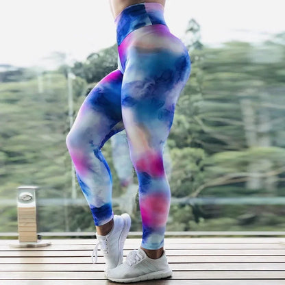 Leggings Women Sexy Sport Gym Training Print High Waist Yoga Pants Fitness Joggings Running Workout Legging Womens Clothing