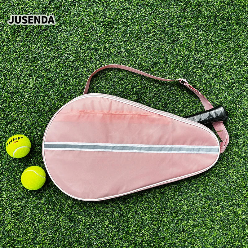 Reflective Padel Racket Bag Paddle Tennis Racket Cover Waterproof Portable Outdoor Sports Padel Racket Protective Case