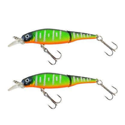 Flicker Shad Jointed Fishing Hard Bait Fishing Lures Hard Bait Deep Diving Swimbait for Bass Trout Freshwater and Saltwater