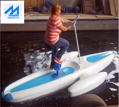 Waterplay Crafts Fiberglass Pedal Boat Electric Boat BBQ Boat For Sale-Water Bike For Aqua Bike Water Play Equipment