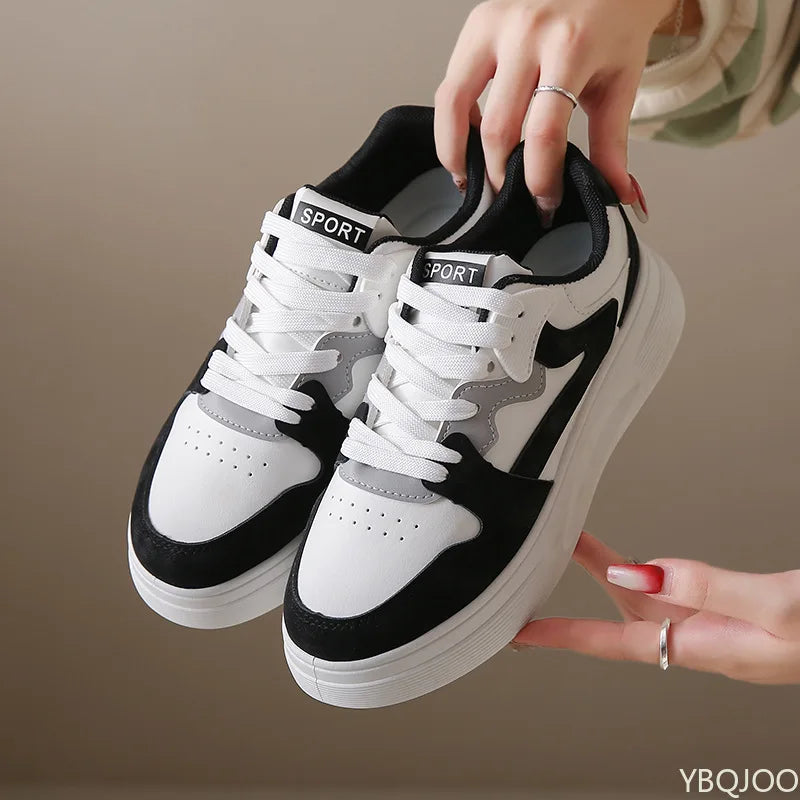 Women's new versatile spring autumn campus leisure sports simple  comfortable board shoes daily commuting women's shoes