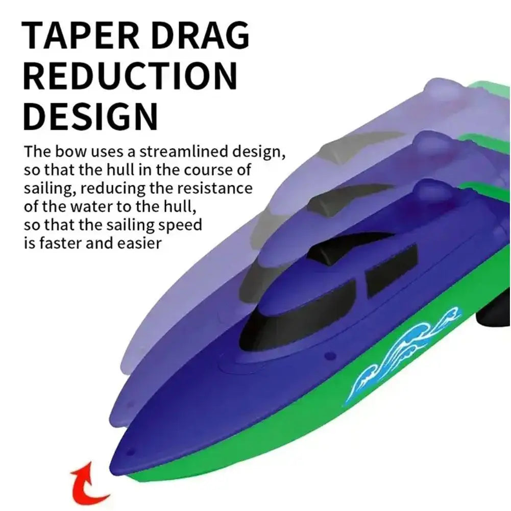 Remote Control Boats Can Be Launched To Simulate High-Speed Speedboats Electric Steamboats Children Boys Water Park Toys Outdoor