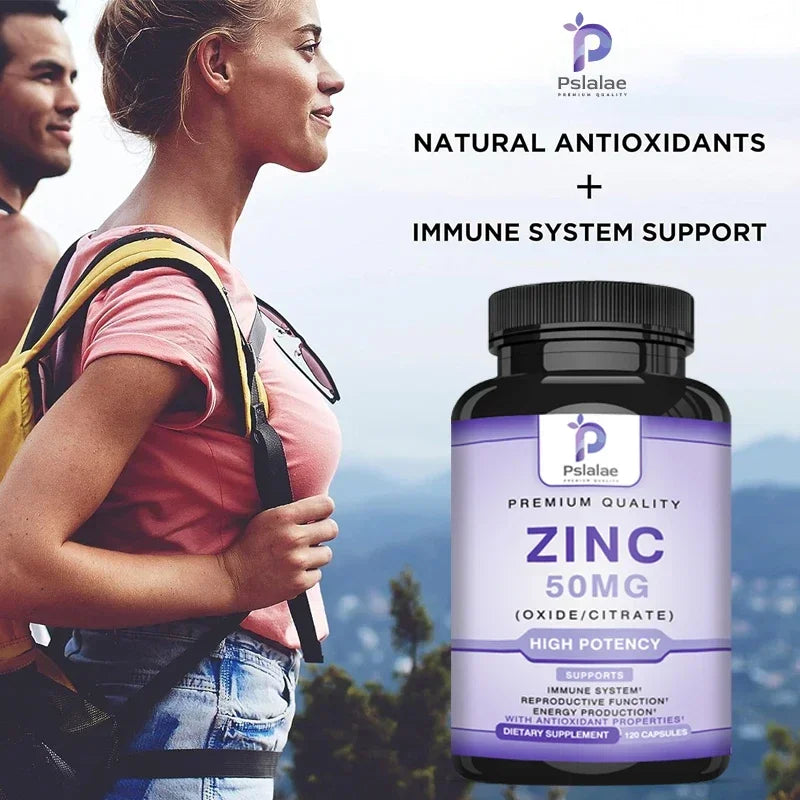 Zinc Supplements - Enhances Immune Function, Promotes Skin Health, Improves Sleep, and Maintains Bone Marrow Health